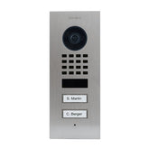 DoorBird D1102V IP Intercom Video Door Station, Flush Mount 2 Button, Stainless Steel Metallic Finish - dwelligence - Video IP Intercom