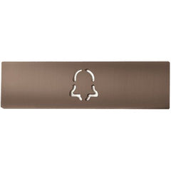 DoorBird D21x video door station cover for call button - Bell - Metal Finish - dwelligence - Accessory
