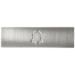 DoorBird D21x video door station cover for call button - Bell - Metal Finish - dwelligence - Accessory