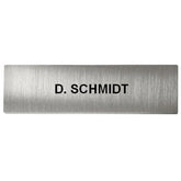 DoorBird D21x video door station cover for call button - Engraved - Metal Finish - dwelligence - Accessory