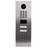 DoorBird Multi - Dwelling IP Intercom Video Door Station D2102KV with Keypad - 2 Call Buttons - Flush backbox and Surface backbox sold separately - dwelligence - Video IP Intercom
