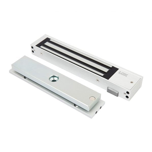 EM3500M LOX Electro Magnetic Lock Slimline 280kg Monitored Single Magnetic Lock - dwelligence - Magnetic Lock