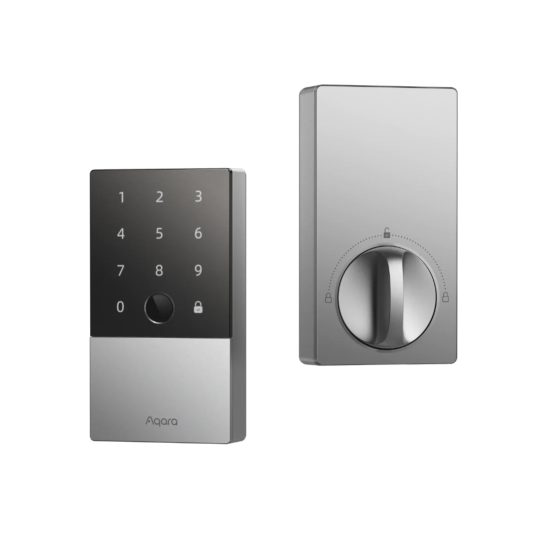 Aqara Smart Lock U100 (Silver) with E1 Hub Kit - dwelligence - Smart Lock