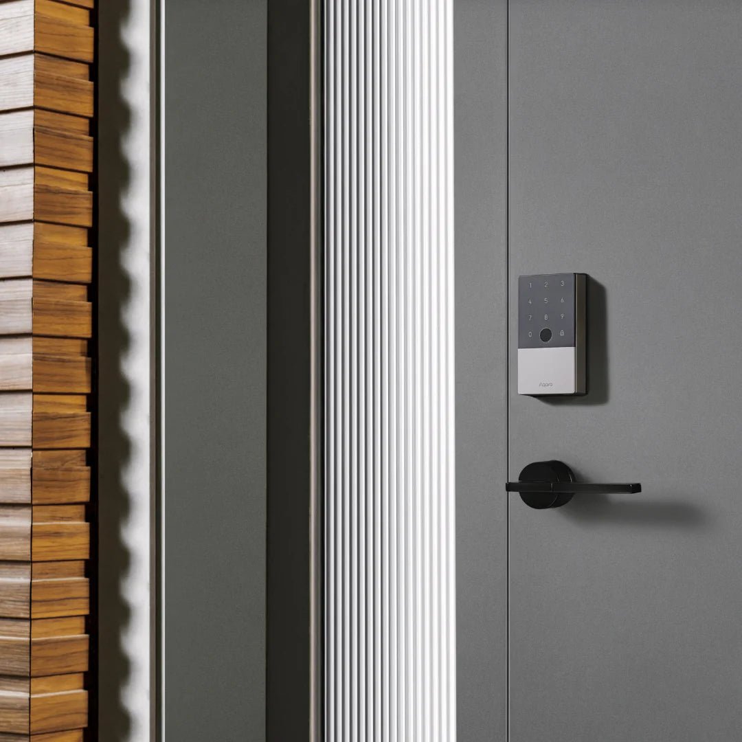 Aqara Smart Lock U100 (Silver) with E1 Hub Kit - dwelligence - Smart Lock