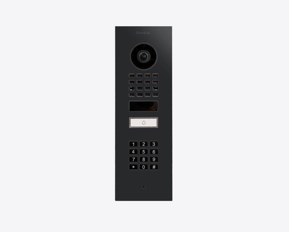 DoorBird D1101KV IP Intercom Video Door Station with Keypad, FLUSH MOUNT Stainless / PVD / PC finishes - dwelligence - Video IP Intercom