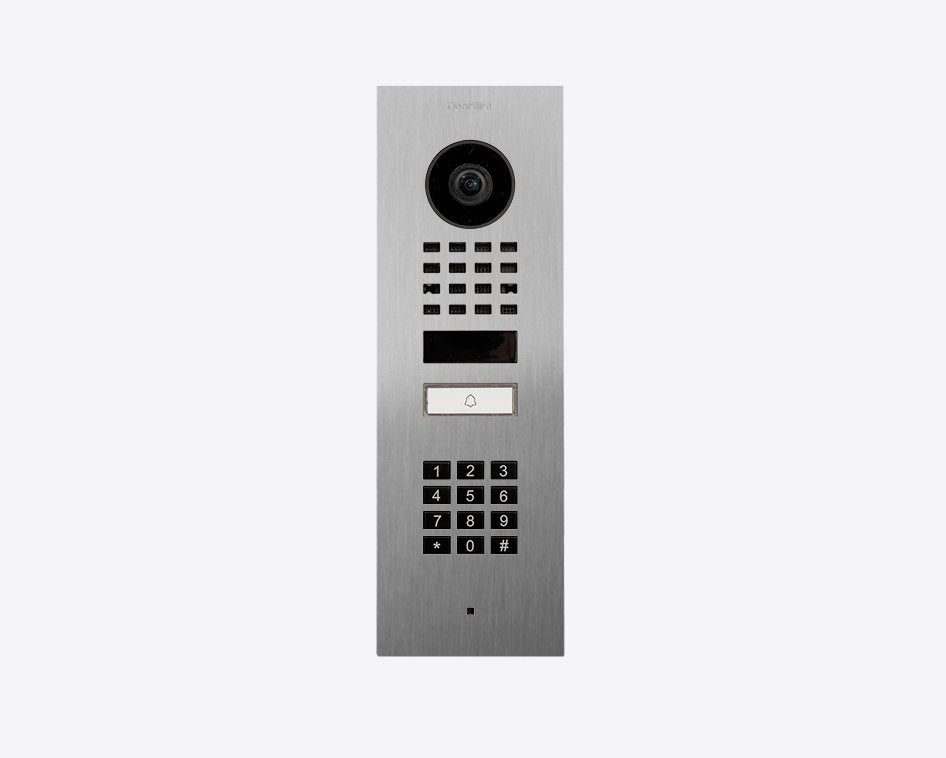 DoorBird D1101KV IP Intercom Video Door Station with Keypad, FLUSH MOUNT Stainless / PVD / PC finishes - dwelligence - Video IP Intercom