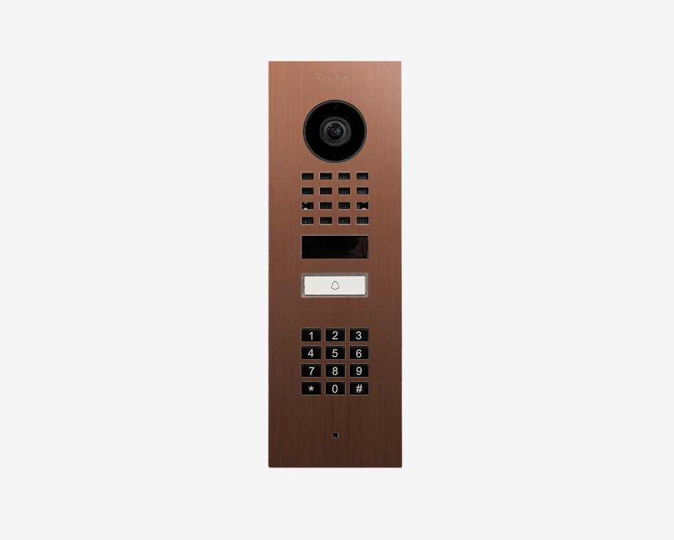 DoorBird D1101KV IP Intercom Video Door Station with Keypad, FLUSH MOUNT Stainless / PVD / PC finishes - dwelligence - Video IP Intercom