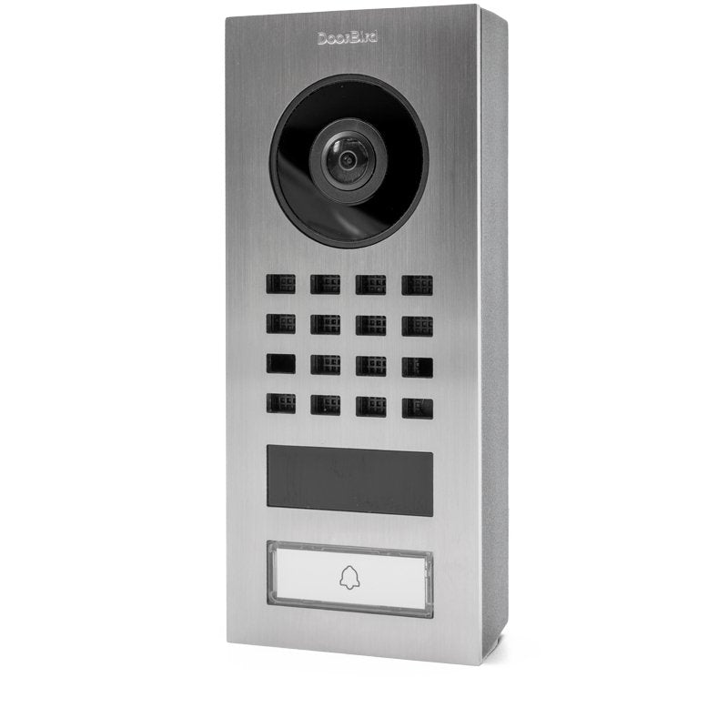 DoorBird D1101V IP Intercom Video Door Station, Surface Mount Stainless Steel Metallic Finish - dwelligence - Video IP Intercom