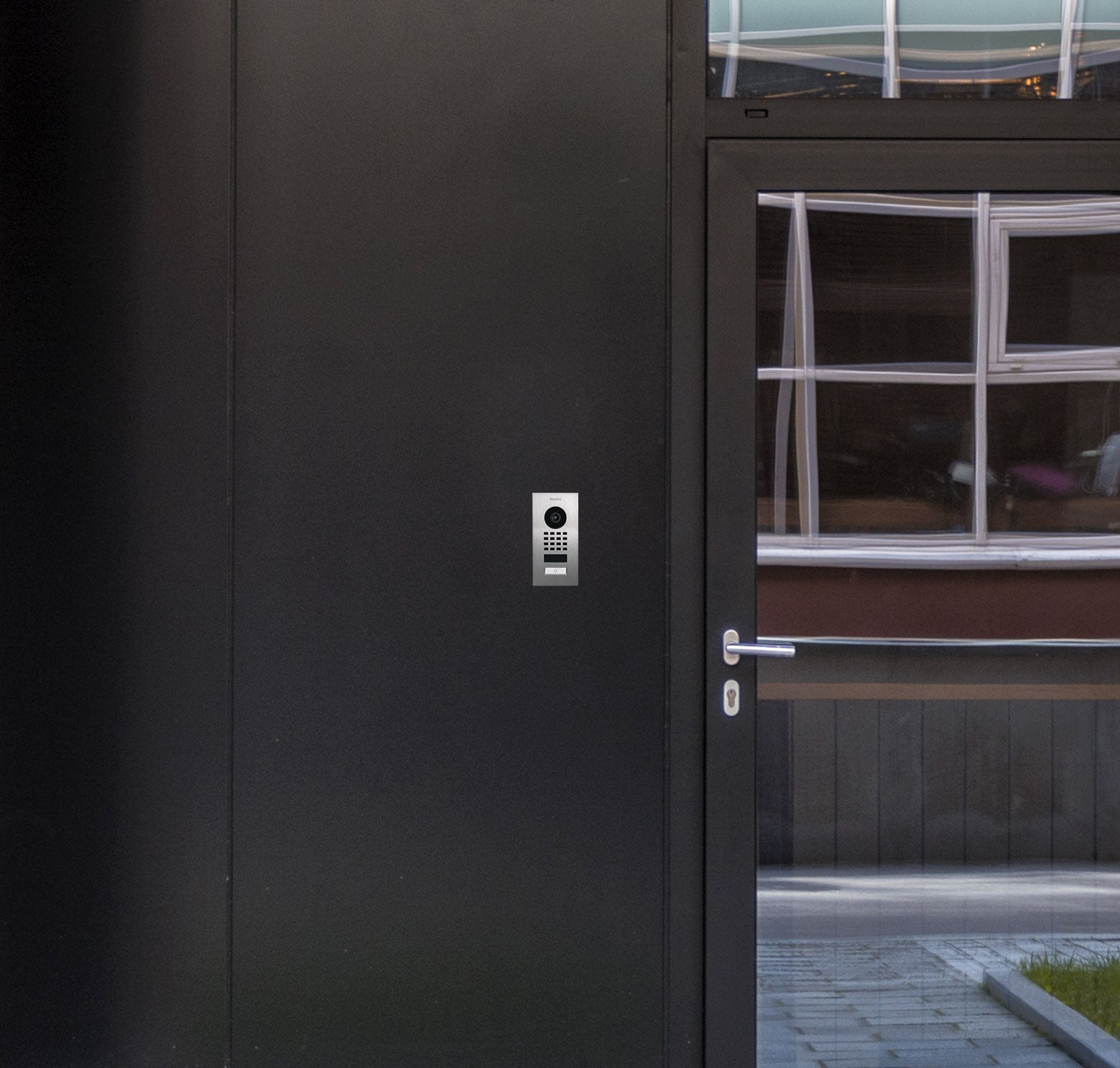 DoorBird D1101V IP Intercom Video Door Station, Surface Mount Stainless Steel Metallic Finish - dwelligence - Video IP Intercom