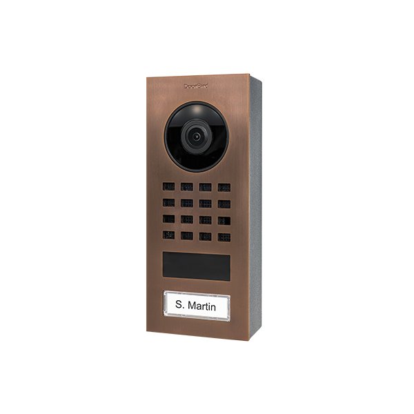 DoorBird D1101V IP Intercom Video Door Station, Surface Mount Stainless Steel Metallic Finish - dwelligence - Video IP Intercom