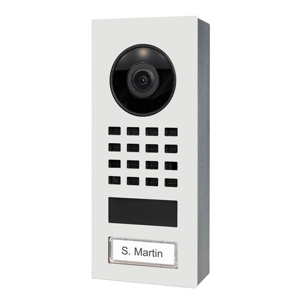 DoorBird D1101V IP Intercom Video Door Station, Surface Mount Stainless Steel Metallic Finish - dwelligence - Video IP Intercom