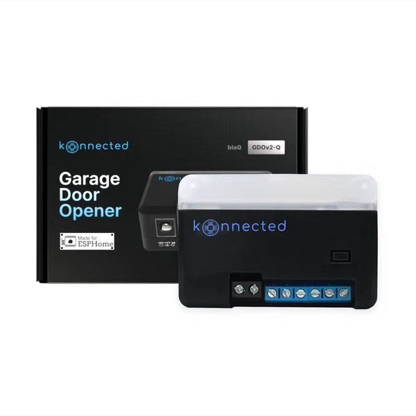 Konnected Smart Garage Door Opener blaQ - dwelligence - Garage Door Opener
