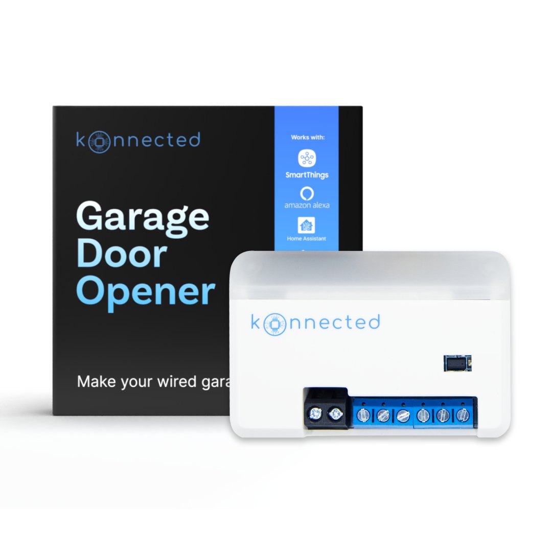 Konnected Smart Garage Door Opener White - dwelligence - Garage Door Opener