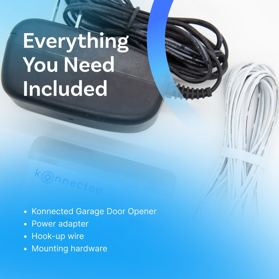Konnected Smart Garage Door Opener White - dwelligence - Garage Door Opener